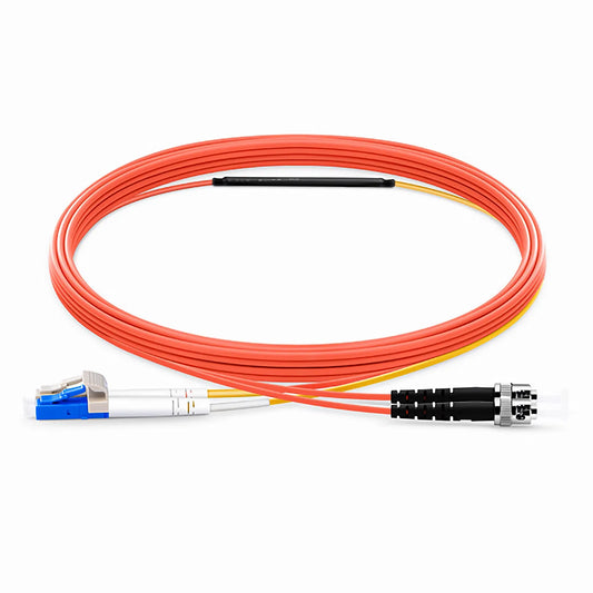 3m (10ft) LC to ST OM2 Mode Conditioning Riser (OFNR) Fiber Optic Patch Cable