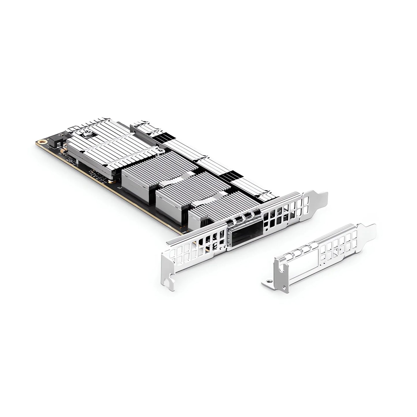 NVIDIA Mellanox MCX75310AAS-NEAT ConnectX®-7 InfiniBand & Ethernet Adapter Card 400GbE/NDR, Single-Port OSFP, PCIe 5.0 x16, Secure Boot, Tall&Short Bracket