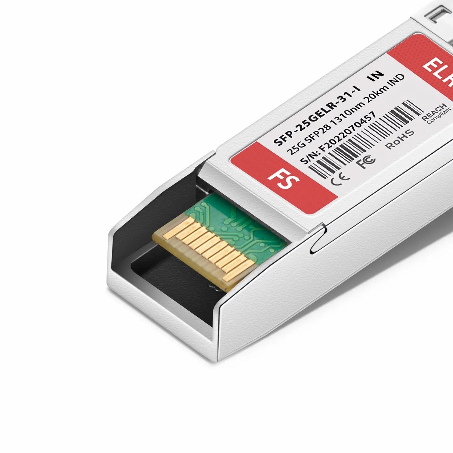 Intel Compatible 25GBASE-LR SFP28 1310nm 20km DOM Duplex LC/UPC SMF Optical Transceiver Module (Industrial)