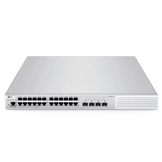 S3410-24TS, 24-Port Gigabit Ethernet L2+ Switch, 24 x Gigabit RJ45, with 4 x 10Gb SFP+ Uplinks, PicOS®, Support MLAG, Broadcom Chip
