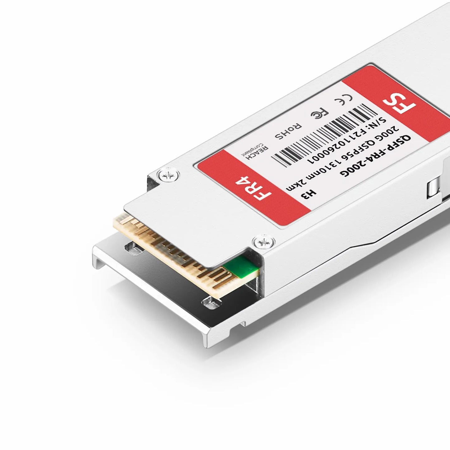 H3C QSFP56-200G-FR4-WDM1300 Compatible 200GBASE-FR4 QSFP56 4 x 50G PAM4 1310nm 2km DOM Duplex LC SMF Optical Transceiver Module
