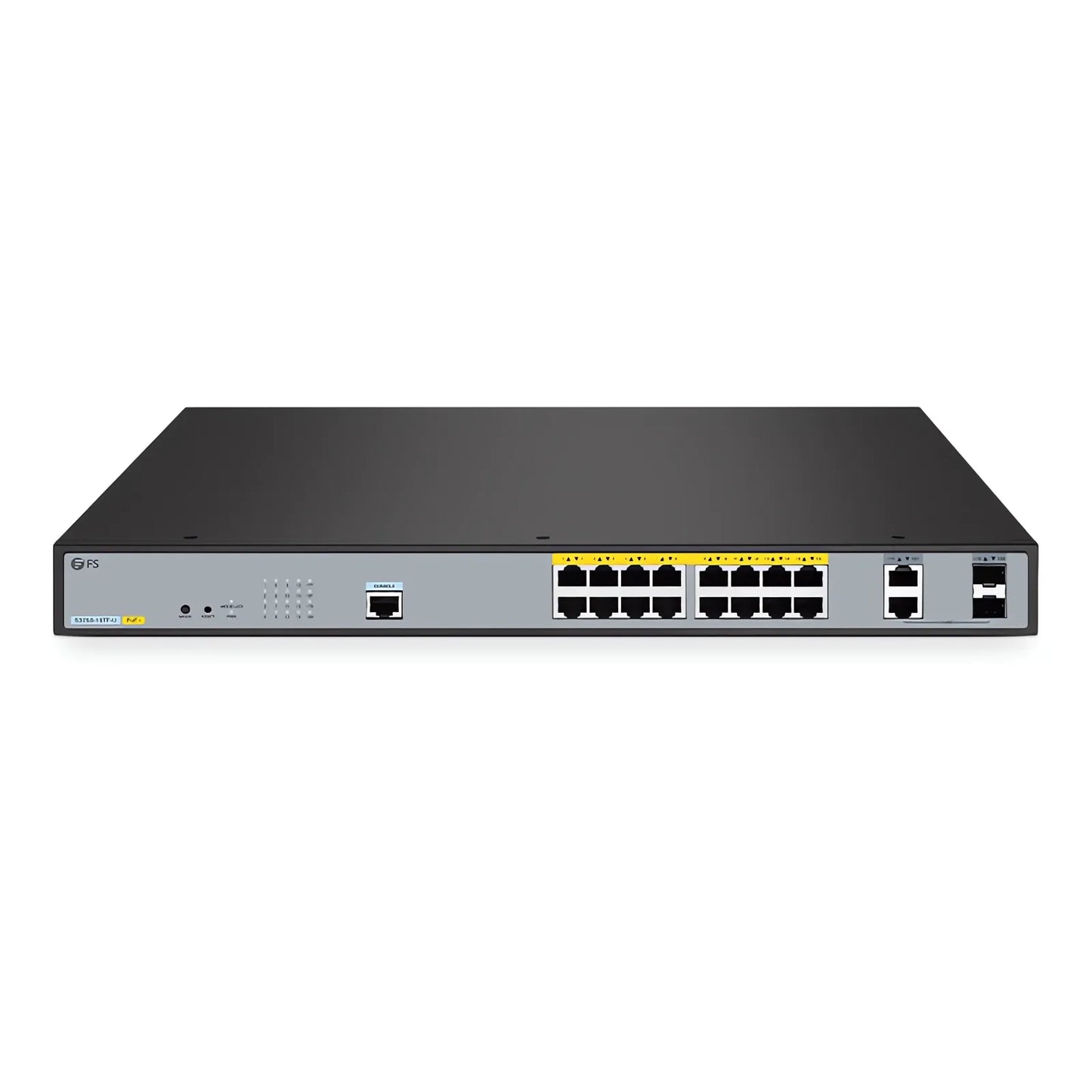 S3250-16TF-U, 16-Port Gigabit Ethernet L2 PoE++ Switch, 16 x PoE+ Ports @240W, with 2 x 1Gb Combo Uplinks