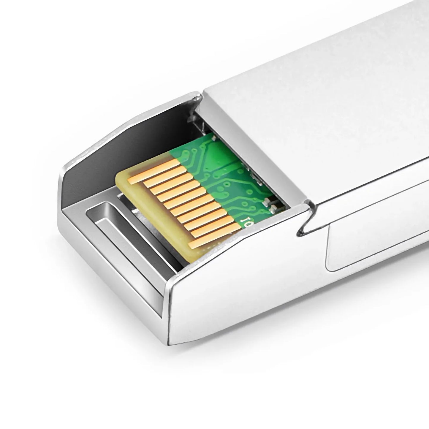 10GBASE-BX BiDi SFP+ 1550nm-TX/1490nm-RX 80km DOM Simplex LC/UPC SMF Optical Transceiver Module for FS Switches