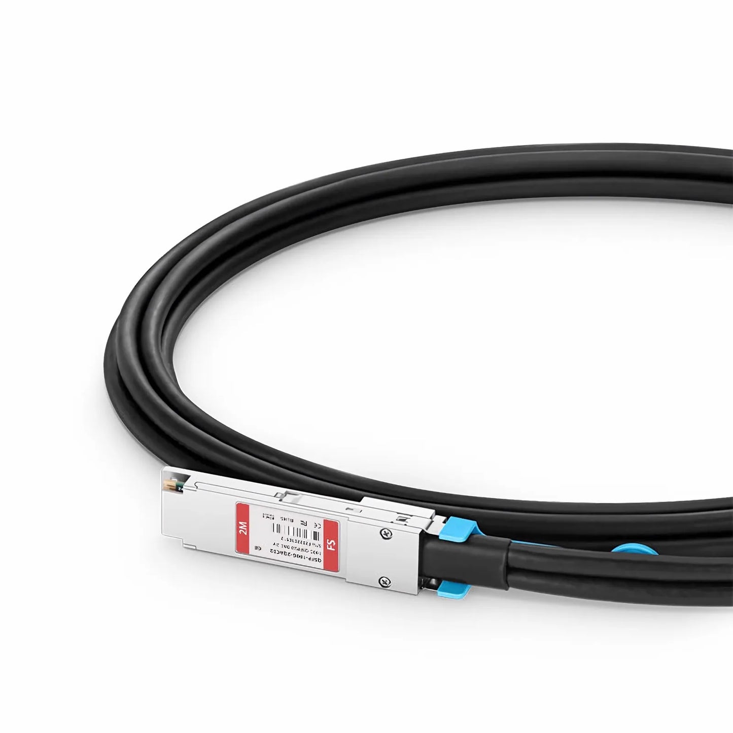 2m (7ft) Generic Compatible 100G QSFP28 4 x 25G NRZ to 2 x 50G QSFP28 2 x 25G NRZ Active Direct Attach Copper Breakout Cable