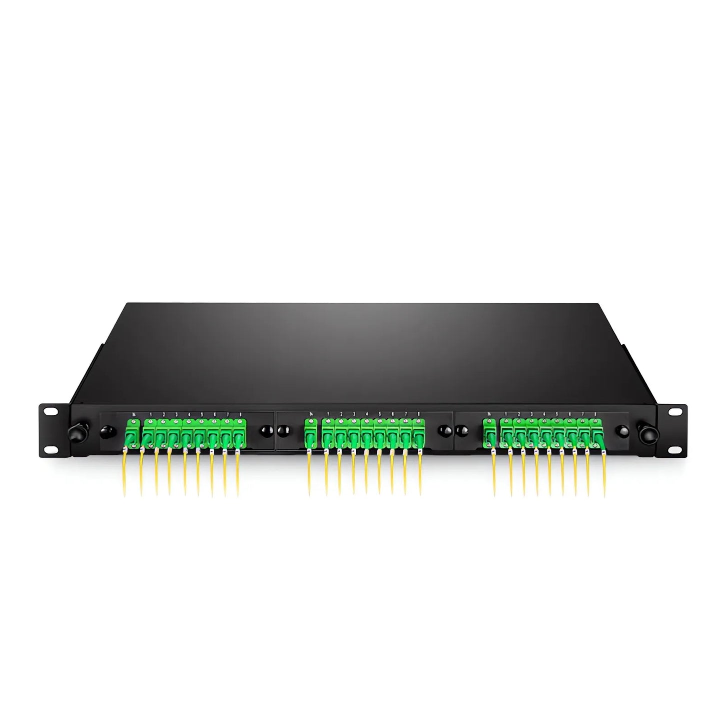 1U Slide-Out Rack Mount LGX Fiber Enclosure Unloaded, Holds up to 3 LGX Cassette PLC Splitter