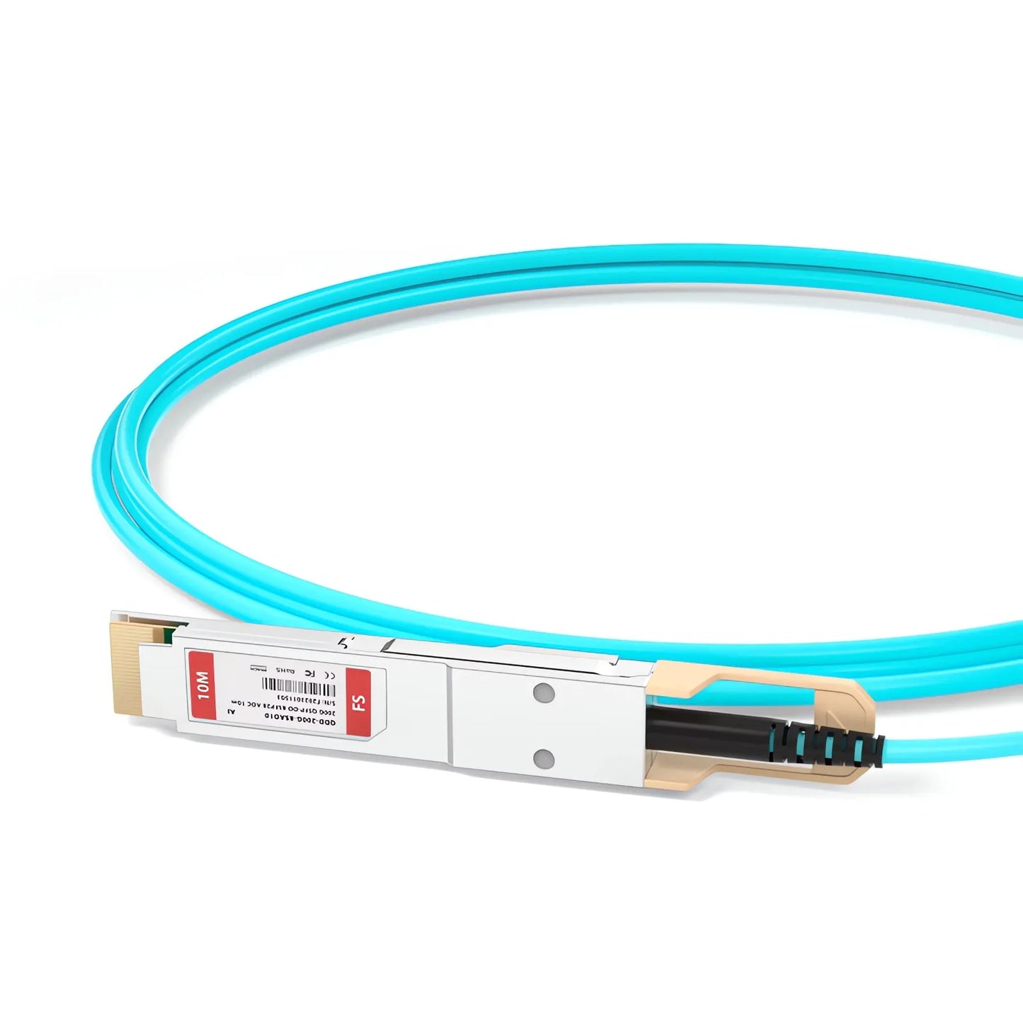 10m (33ft) Arista Networks Compatible 200G QSFP-DD 8 x 25G NRZ to 8 x 25G SFP28 25G NRZ Active Optical Breakout Cable