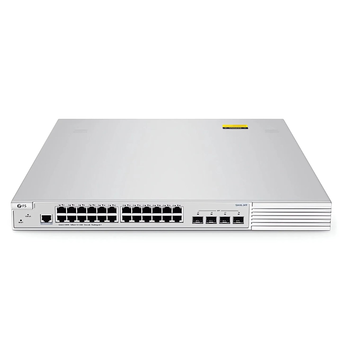 S3410L-24TF, 24-Port Gigabit Ethernet L2+ Switch, 24 x Gigabit RJ45, with 4 x 1Gb SFP Uplinks, PicOS®, Support MLAG, Broadcom Chip, Fanless