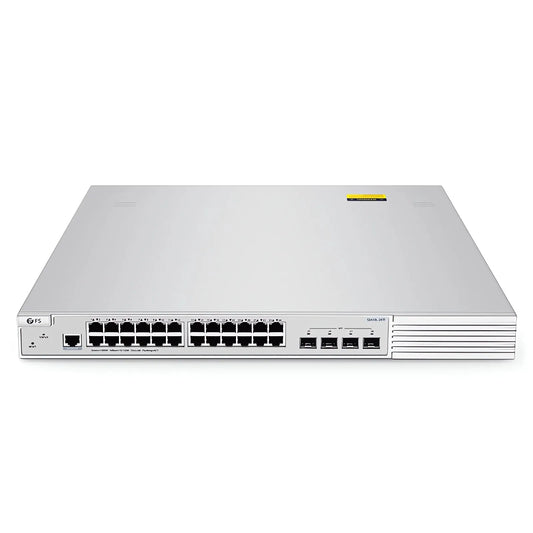 S3410L-24TF, 24-Port Gigabit Ethernet L2+ Switch, 24 x Gigabit RJ45, with 4 x 1Gb SFP Uplinks, PicOS®, Support MLAG, Broadcom Chip, Fanless