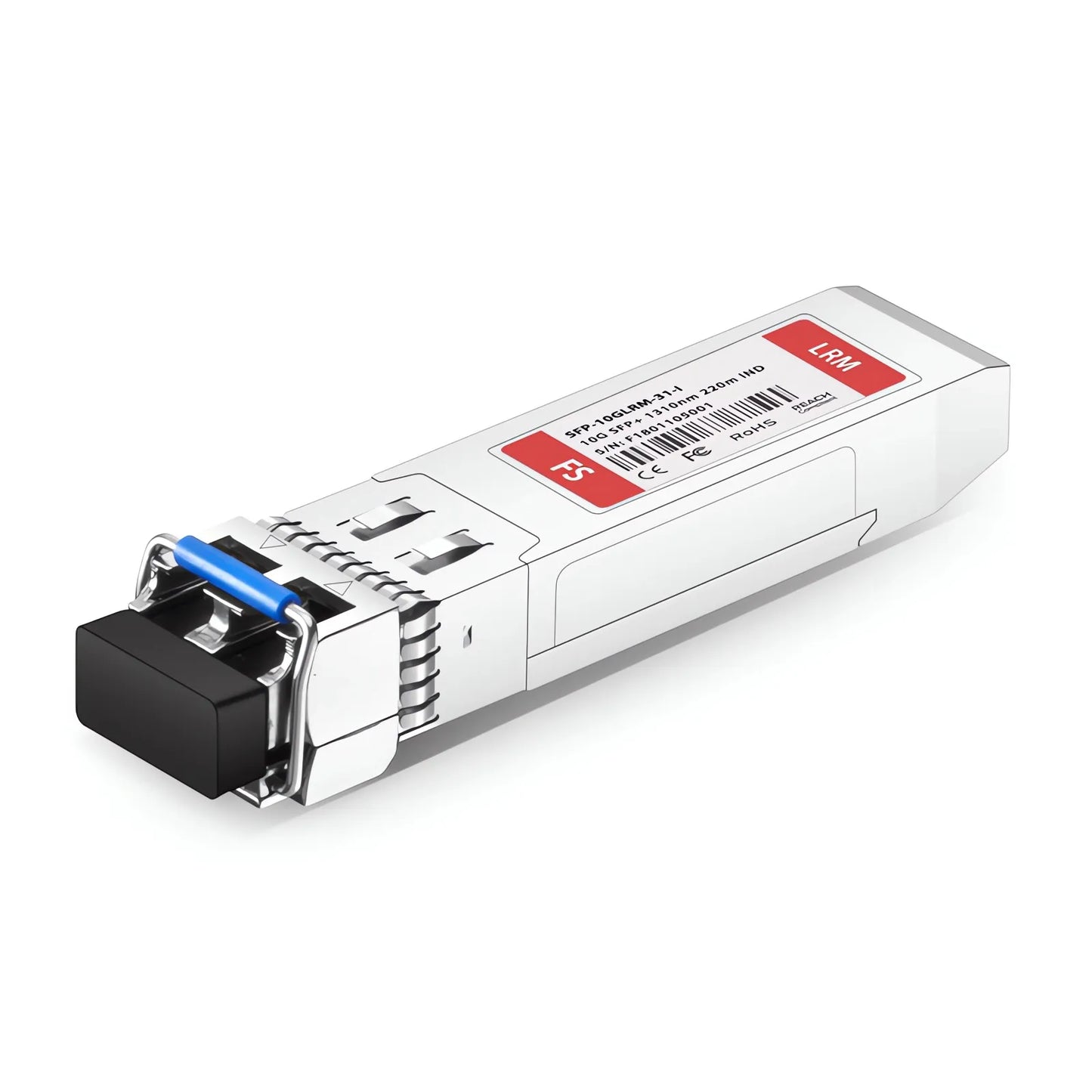 Cisco SFP-10G-LRM-I Compatible 10GBASE-LRM SFP+ 1310nm 220m DOM Duplex LC/UPC MMF/SMF Optical Transceiver Module (Industrial)