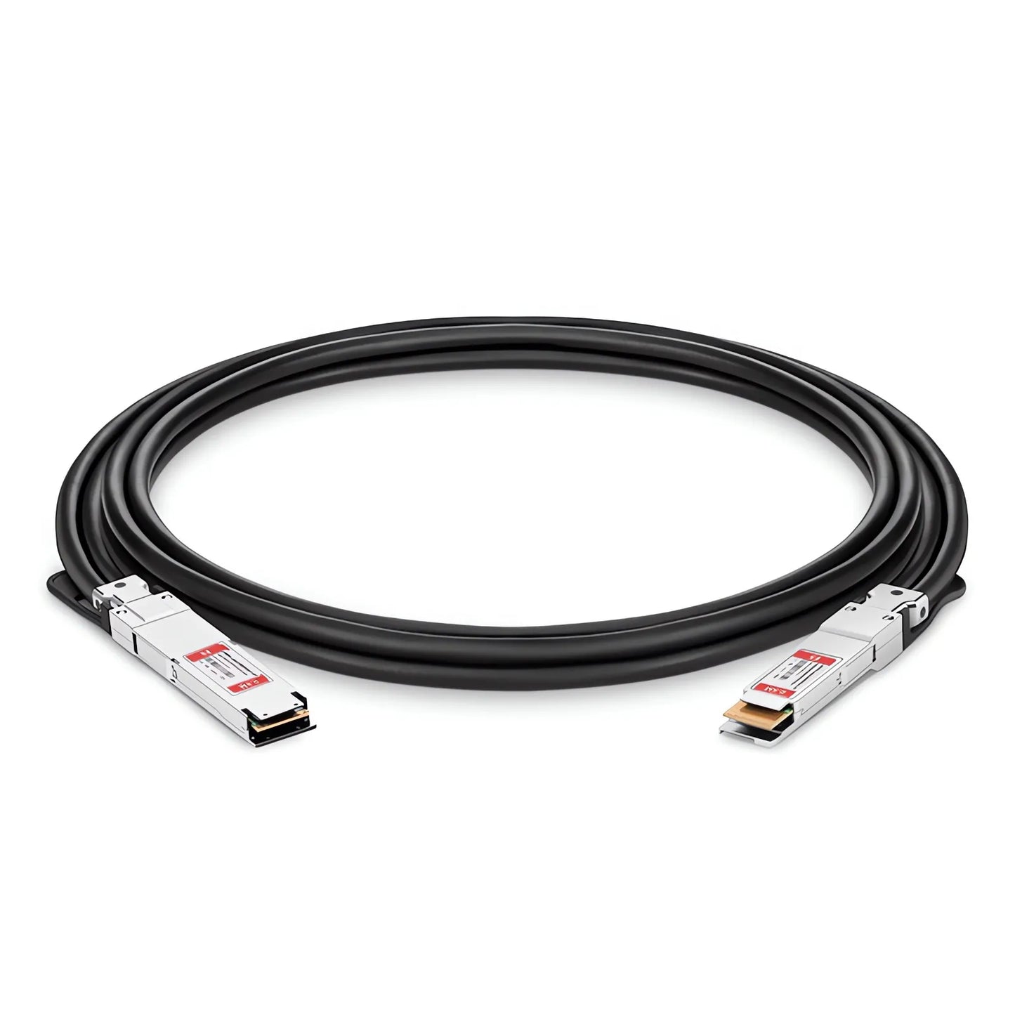 0.5m (2ft) Generic Compatible 400G OSFP 4 x 100G PAM4 Flat Top to 400G QSFP-DD 4 x 100G PAM4 Passive Direct Attach Copper Twinax Cable