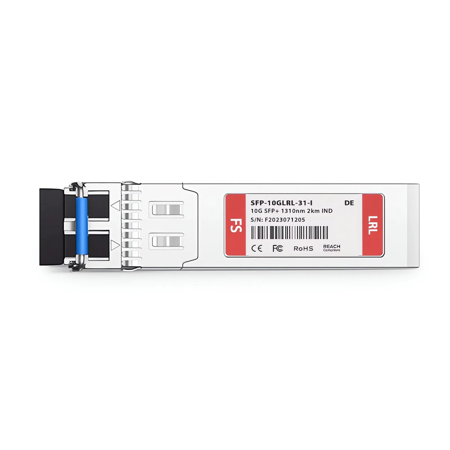 Dell Compatible 10GBASE-LRL SFP+ 1310nm 2km DOM Duplex LC/UPC SMF Optical Transceiver Module (Industrial)