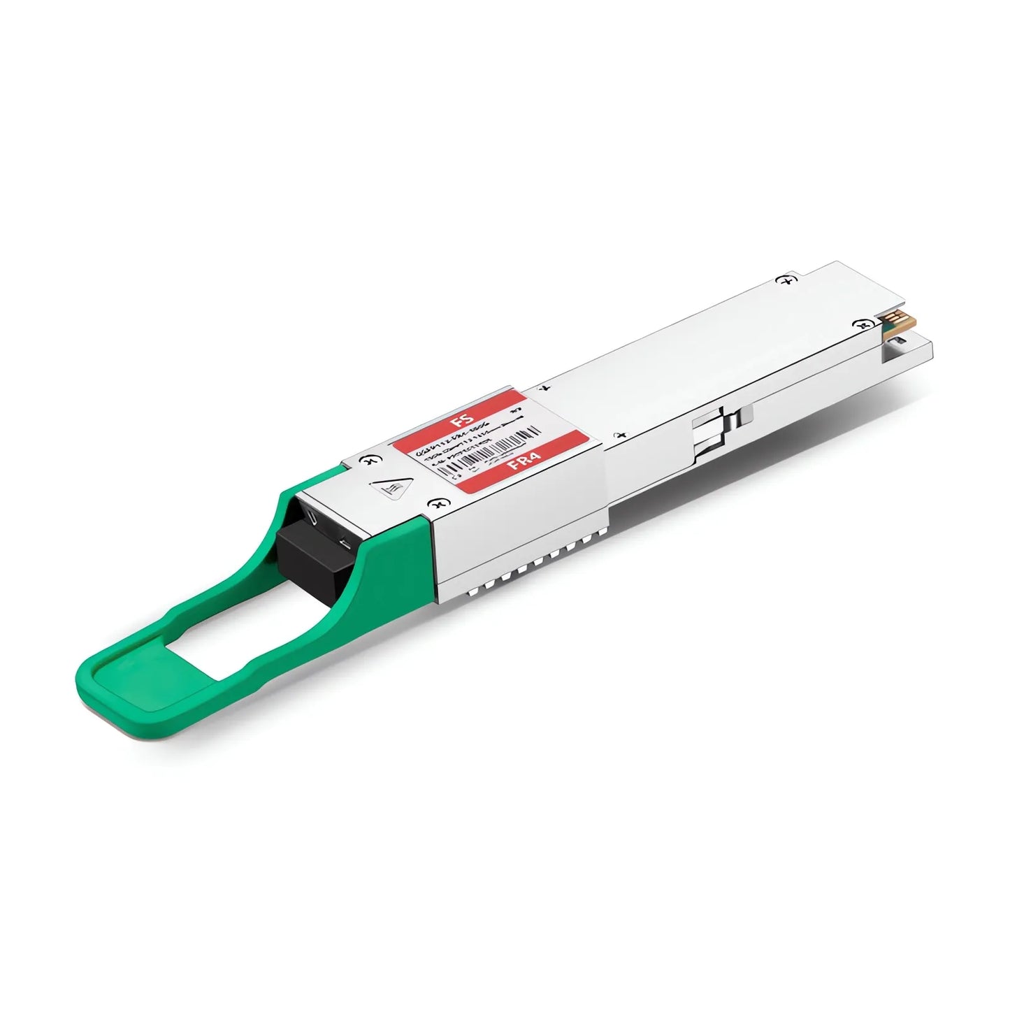 NVIDIA/Mellanox Compatible 400GBASE-FR4 QSFP112 4 x 100G PAM4 1310nm 2km DOM Duplex LC/UPC SMF InfiniBand NDR Optical Transceiver Module for ConnectX-7 HCA
