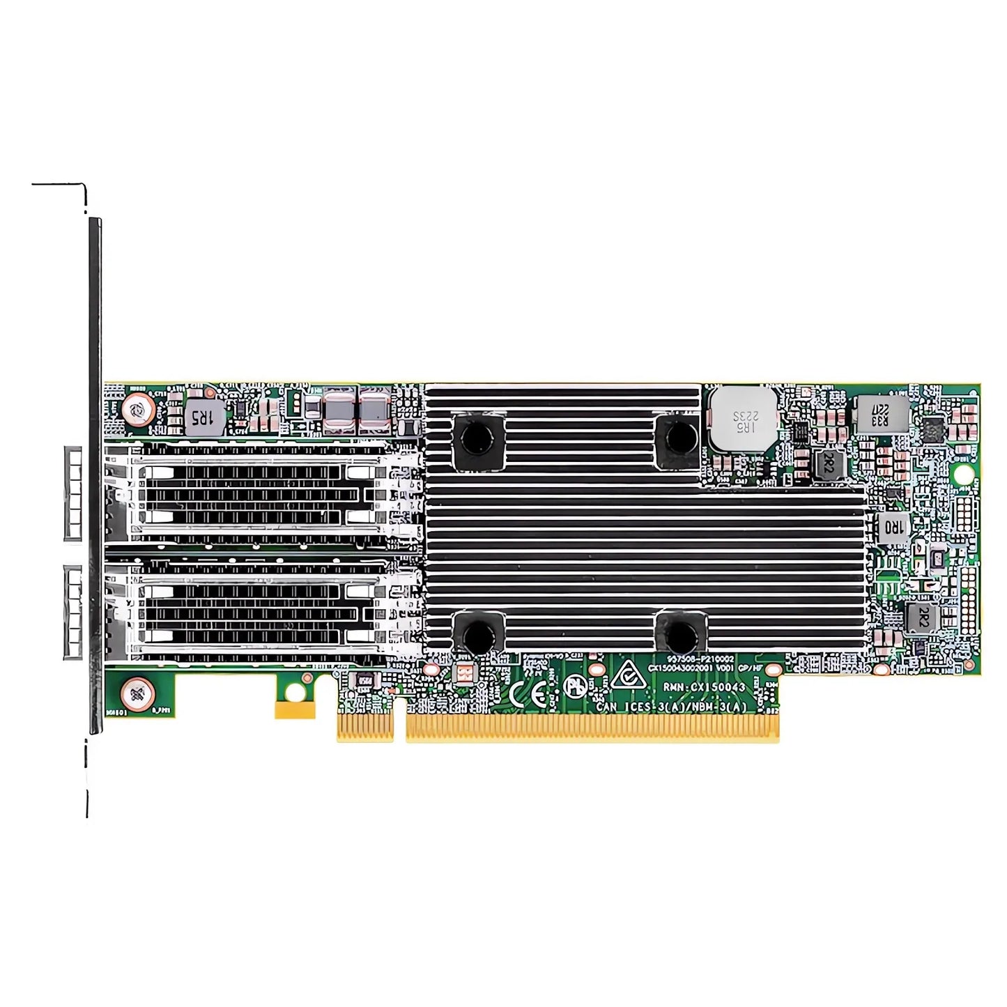 Broadcom® BCM957508-P2100G Ethernet Network Interface Card, P2100G 100GbE Dual-port QSFP56, PCIe 4.0 x 16, Standard & Low Profile