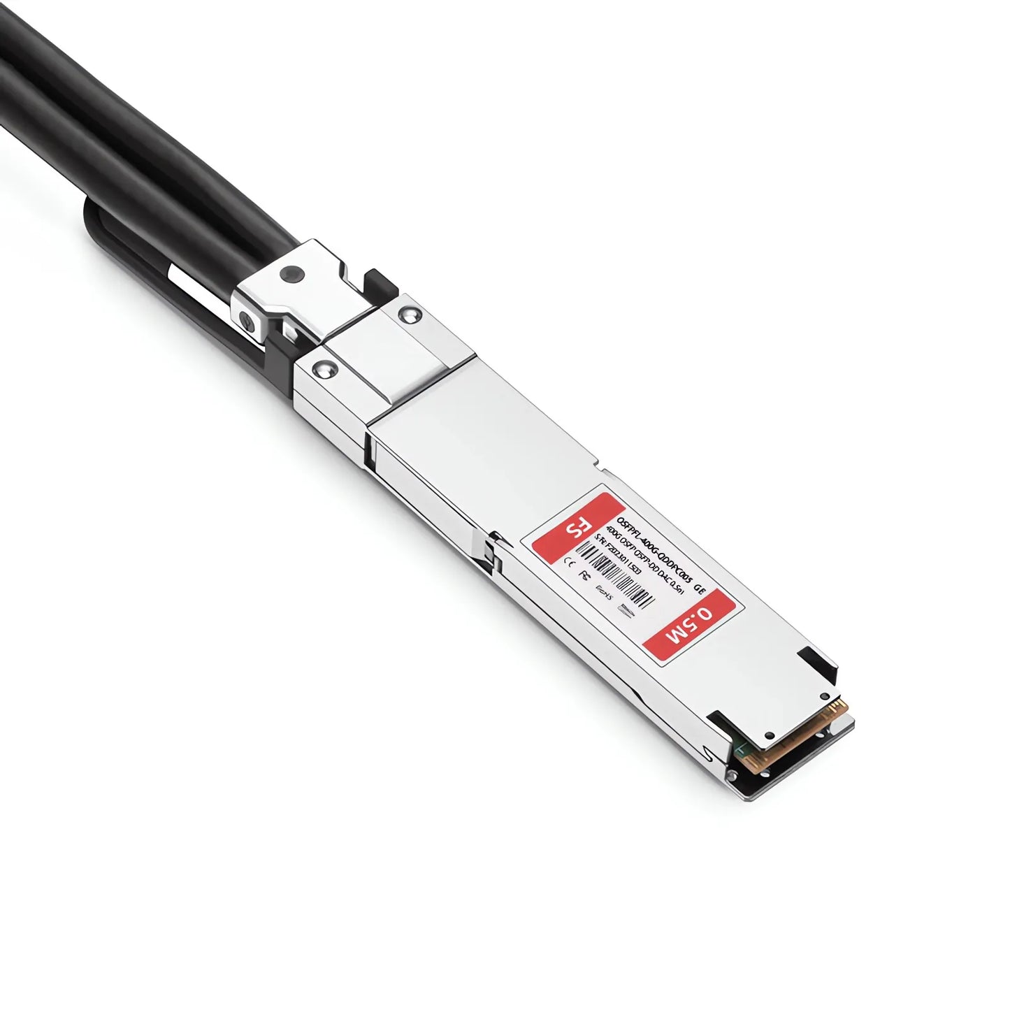 0.5m (2ft) Generic Compatible 400G OSFP 4 x 100G PAM4 Flat Top to 400G QSFP-DD 4 x 100G PAM4 Passive Direct Attach Copper Twinax Cable