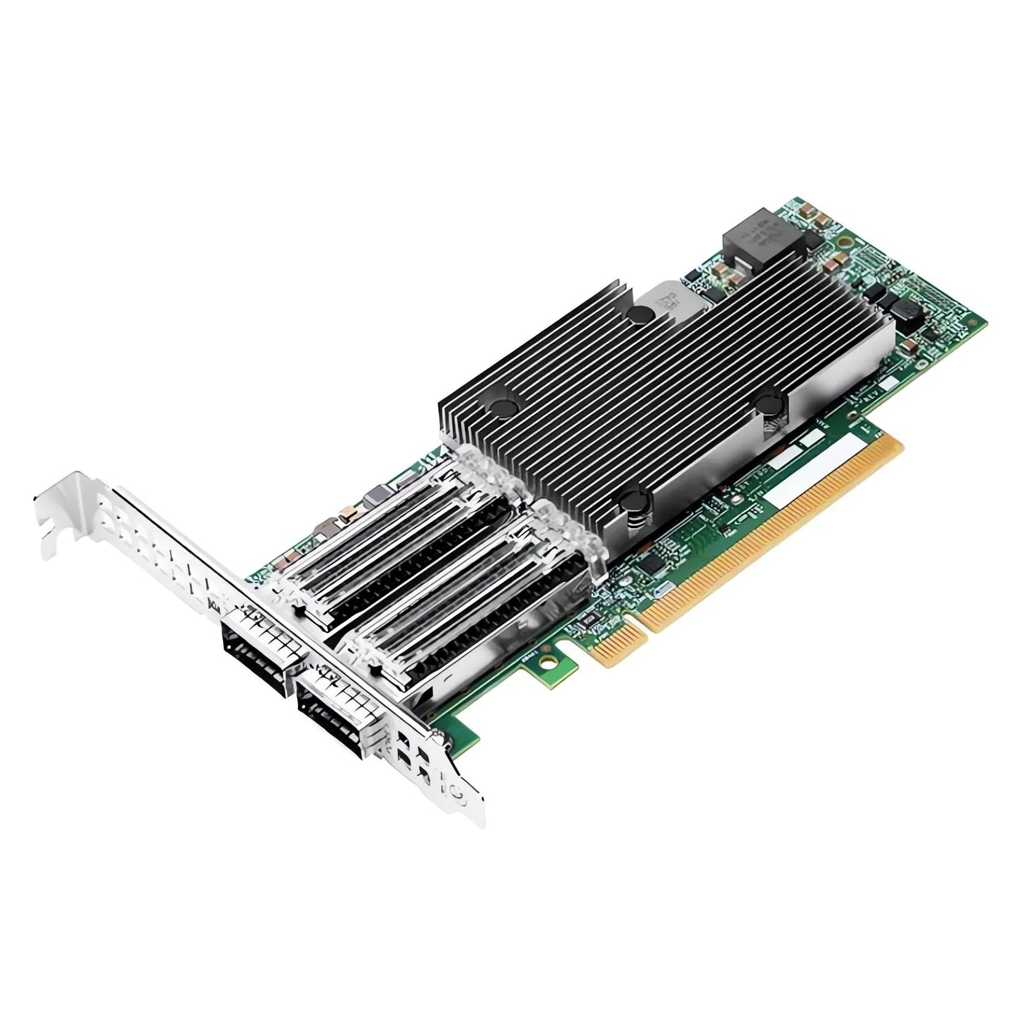 Broadcom® BCM957508-P2100G Ethernet Network Interface Card, P2100G 100GbE Dual-port QSFP56, PCIe 4.0 x 16, Standard & Low Profile