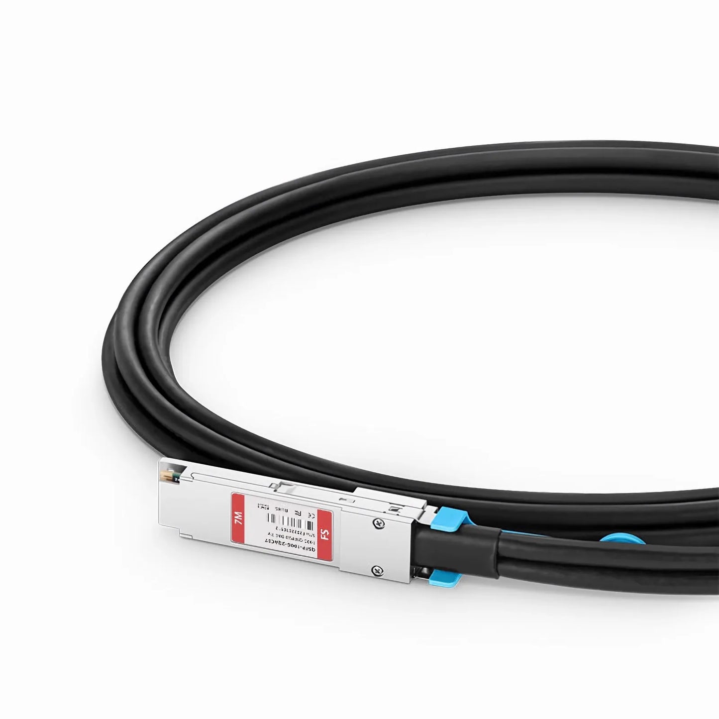 7m (23ft) Cisco Compatible 100G QSFP28 4 x 25G NRZ to 2 x 50G QSFP28 2 x 25G NRZ Active Direct Attach Copper Breakout Cable