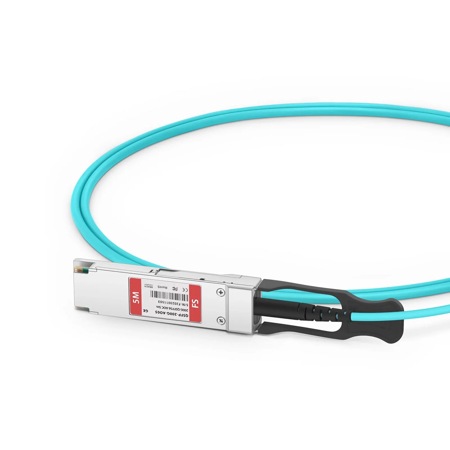 5m (16ft) Generic Compatible 200G QSFP56 4 x 50G PAM4 Active Optical Cable