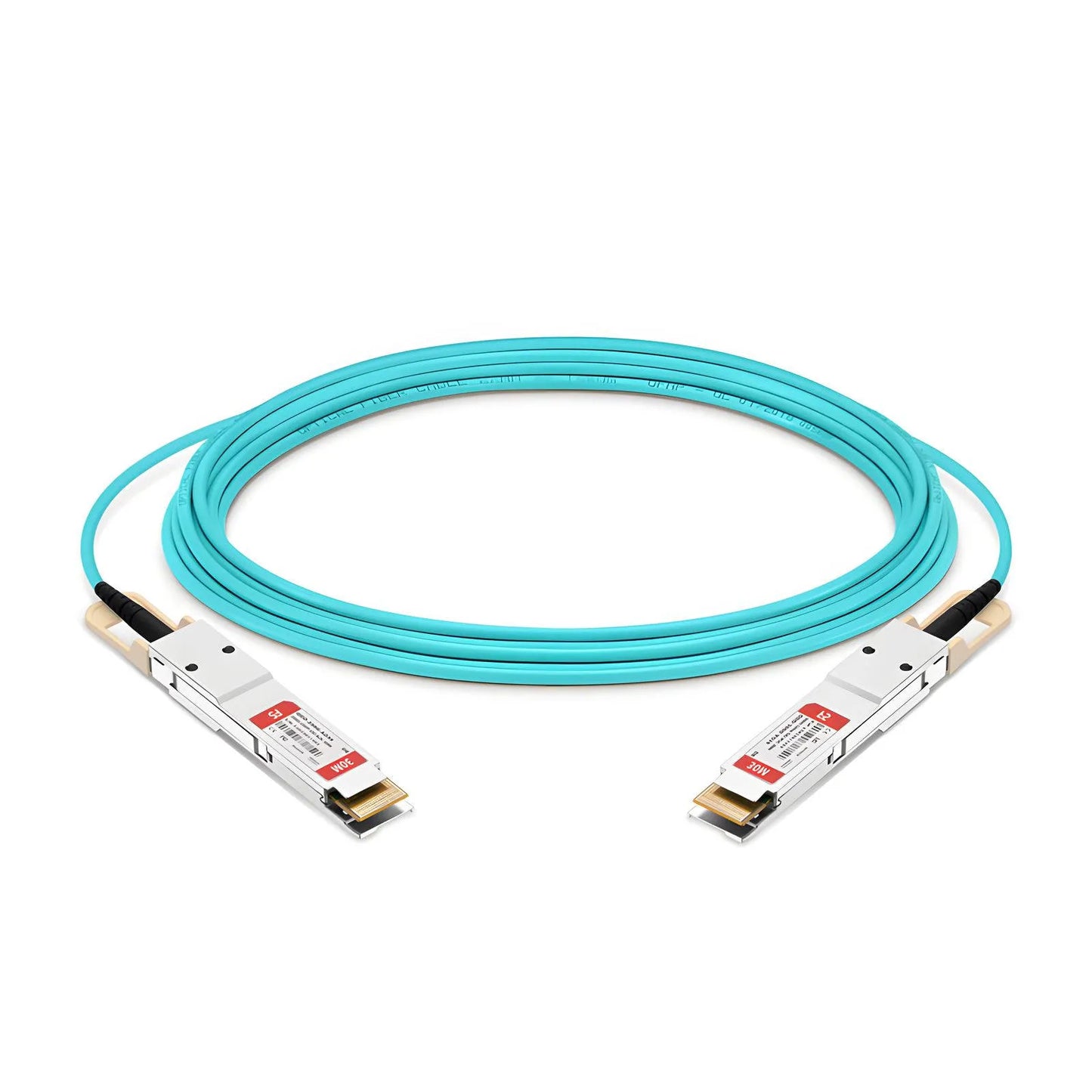 30m (98ft) Dell Compatible 200G QSFP-DD 8 x 25G NRZ Active Optical Cable