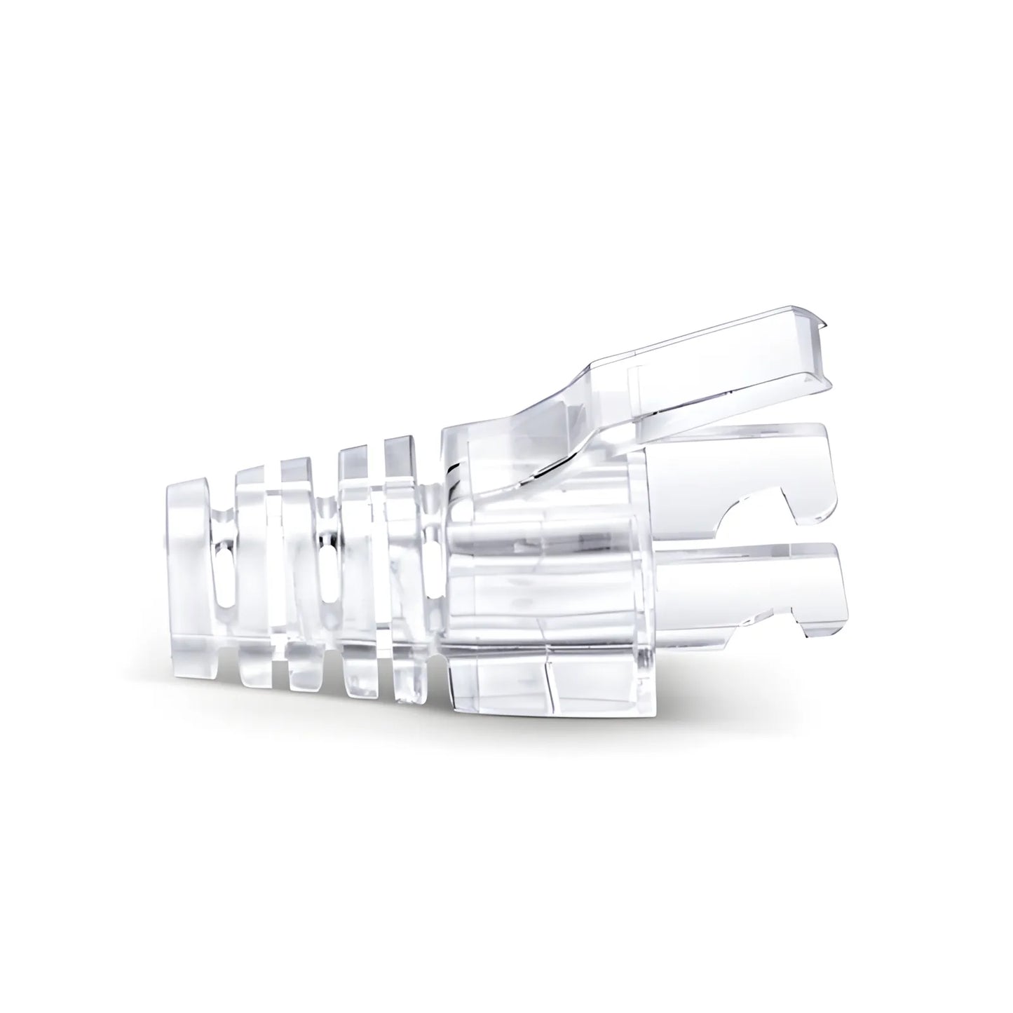 Cat5e RJ45 Strain Relief Boots, 5.8mm OD for Cat5e UTP 24AWG, F/UTP 26AWG Ethernet Network Cable, Transparent, 50PCS/Pack