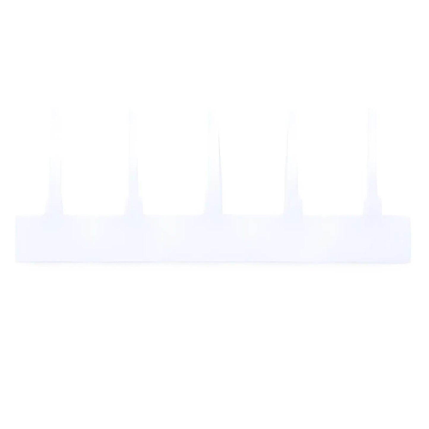 100-Pack 6in.L x 0.15in.W ID Marker Nylon Cable Ties-Outside Flag-White