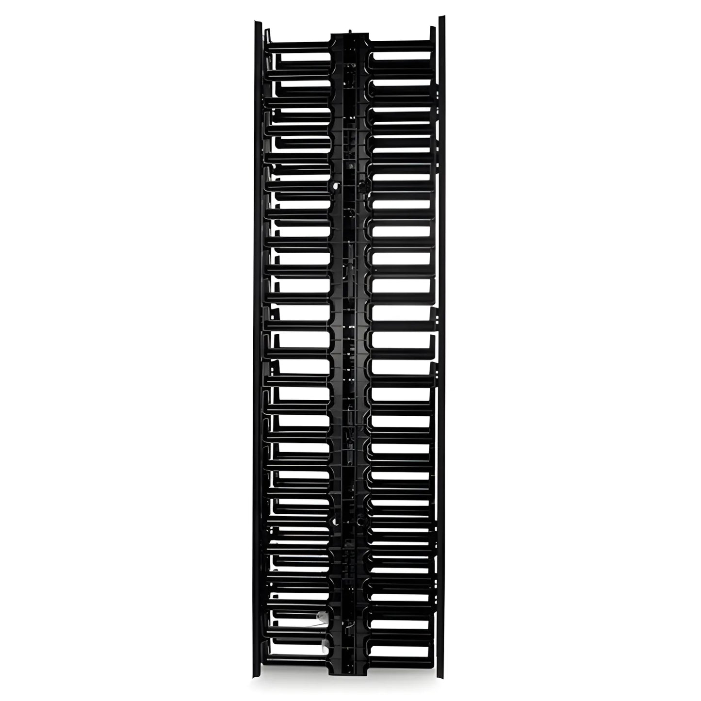 Vertical Dual Sided Cable Manager, 45RU, Bend Radius Finger, 4.9 in. Wide