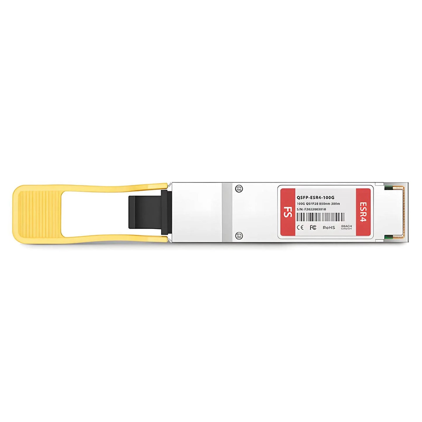 Cisco QSFP-100G-SR4-S Compatible 100GBASE-ESR4 QSFP28 4 x 25G NRZ 850nm 300m OM4 DOM MPO-12/UPC MMF Optical Transceiver Module, Breakout to 4 x 25G-ESR