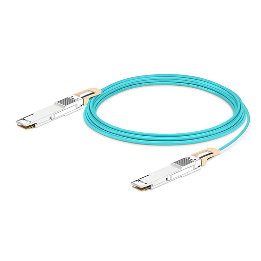 30m (98ft) Dell Compatible 200G QSFP-DD 8 x 25G NRZ Active Optical Cable