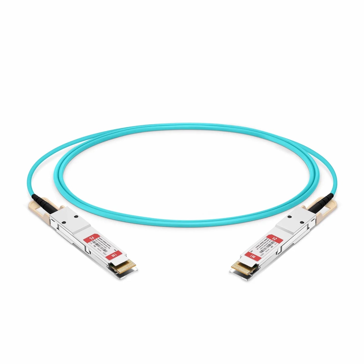 1m (3ft) Generic Compatible 200G QSFP-DD 8 x 25G NRZ Active Optical Cable