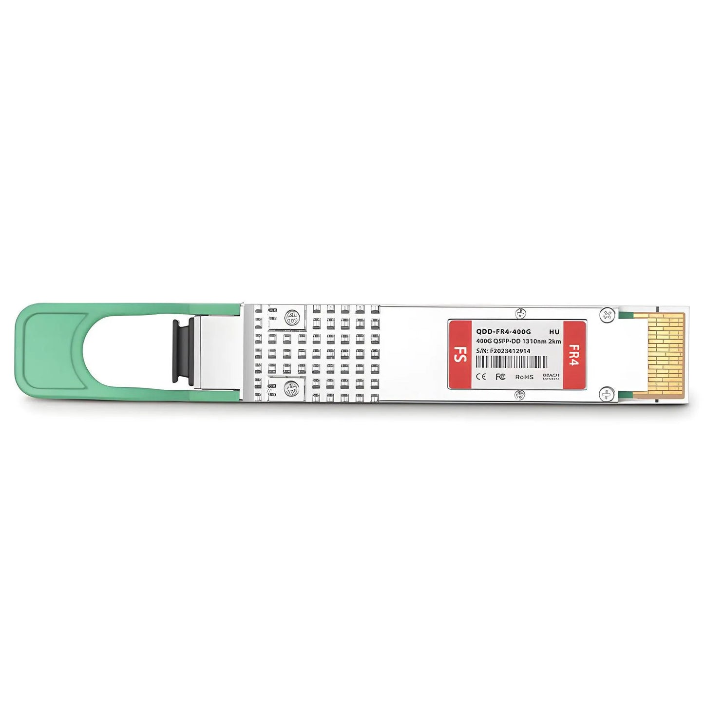 HW QSFP-DD-400G-FR4 Compatible 400GBASE-FR4 QSFP-DD 8 x 50G PAM4 1310nm 2km DOM Duplex LC/UPC SMF Optical Transceiver Module