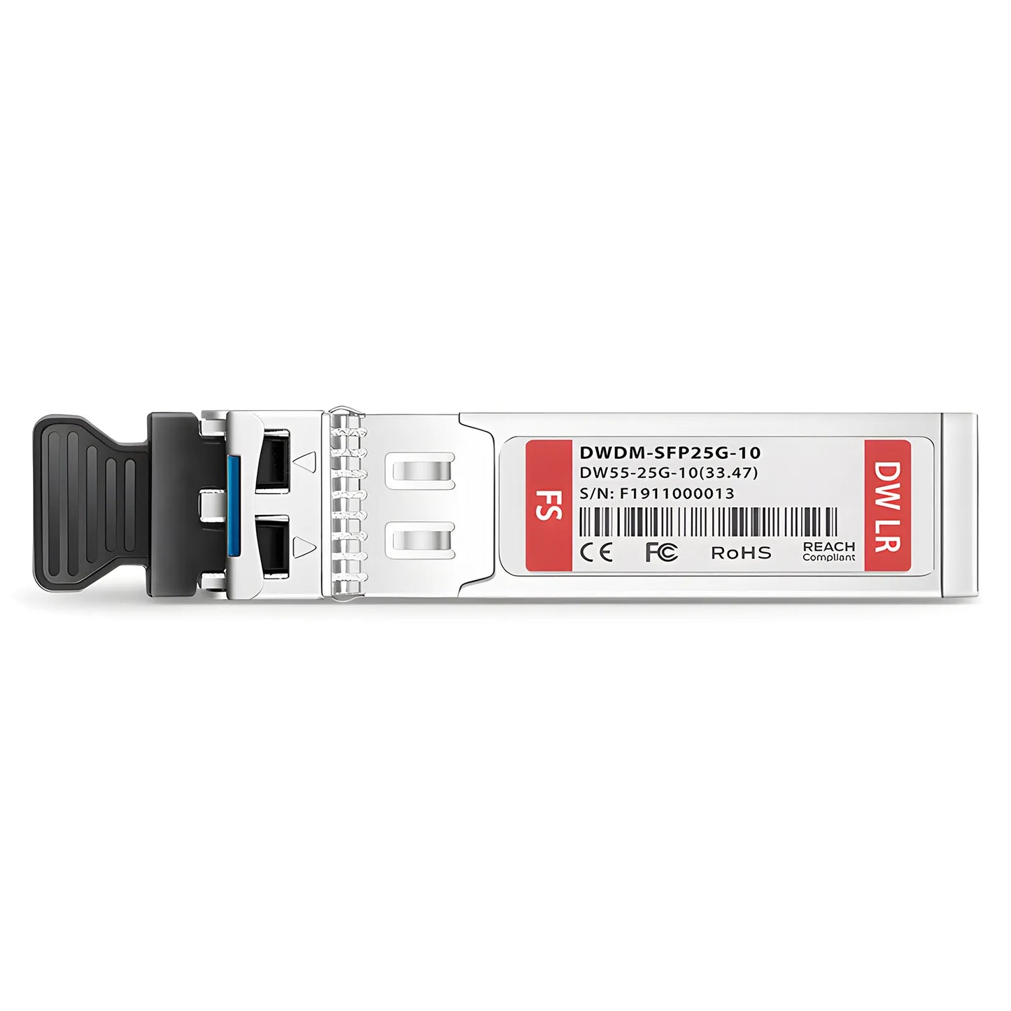 Cisco C55 DWDM-SFP25G-33.47 Compatible SFP28 25G DWDM 1533.47nm 100GHz 10km DOM Duplex LC/UPC SMF Optical Transceiver Module for Transmission
