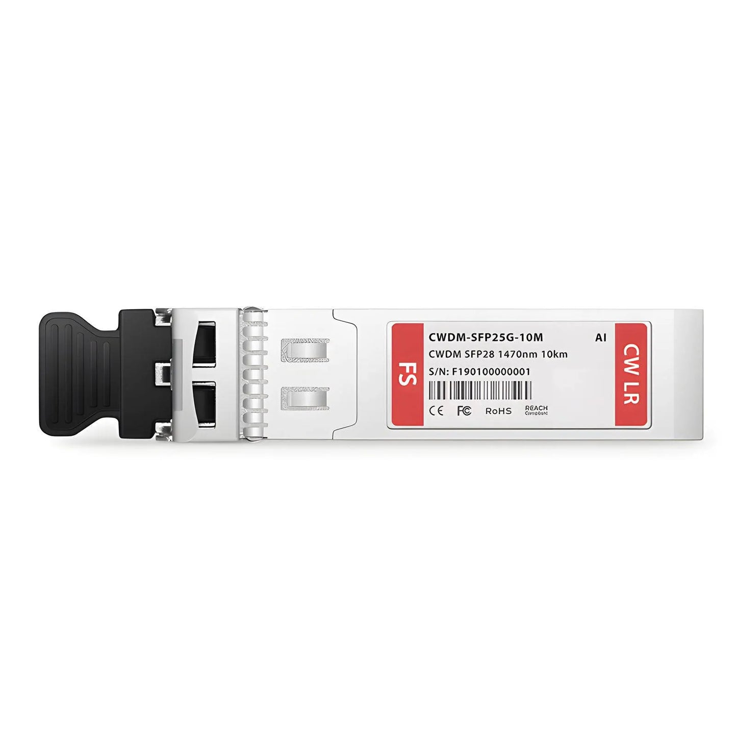 Arista Networks SFP-25G-CW-1470-10 Compatible SFP28 25G CWDM 1470nm 10km DOM Duplex LC/UPC SMF Optical Transceiver Module for Transmission