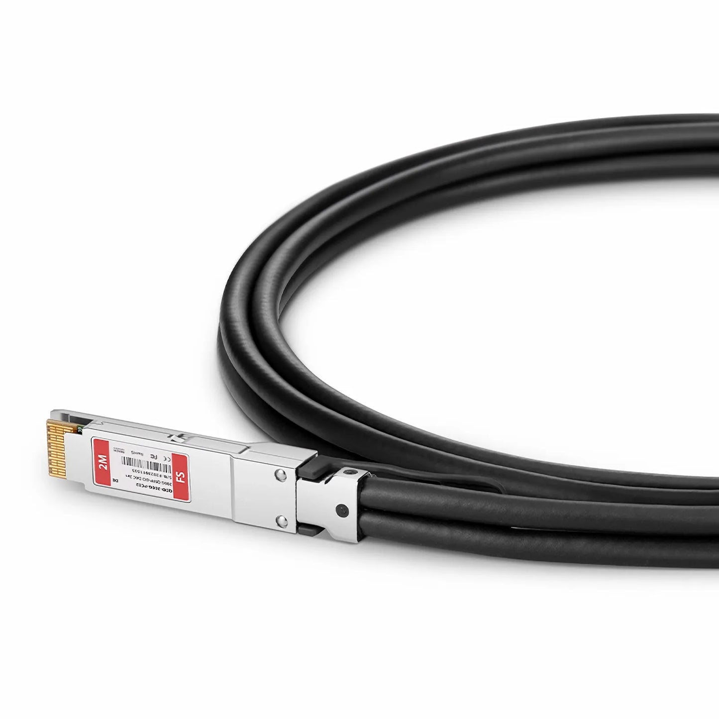 2m (7ft) Dell 470-ADFD Compatible 200G QSFP-DD 8 x 25G NRZ Passive Direct Attach Copper Twinax Cable