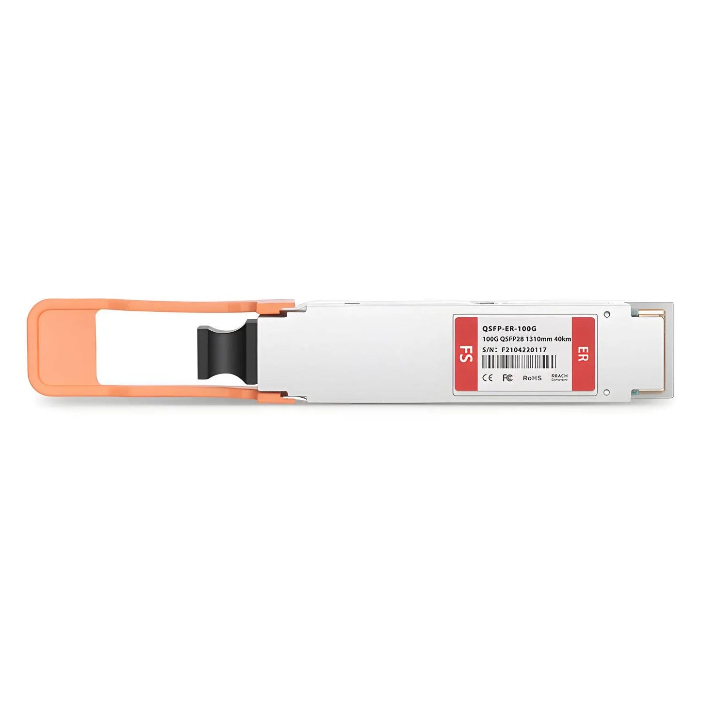 Cisco Compatible 100GBASE-ER QSFP28 Single Lambda 4 x 25G NRZ 1310nm 40km DOM Duplex LC/UPC SMF Optical Transceiver Module
