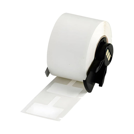 0.788 in.H x 1.18 in.W T-Flag Matte Cable Labels for M611 Printers, White, 250 Labels/Roll