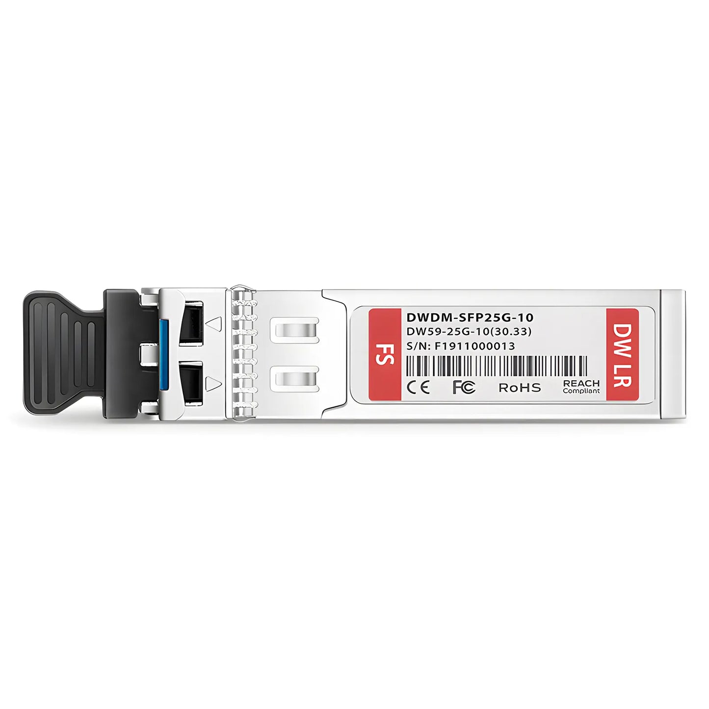 Cisco C59 DWDM-SFP25G-30.33 Compatible SFP28 25G DWDM 1530.33nm 100GHz 10km DOM Duplex LC/UPC SMF Optical Transceiver Module for Transmission