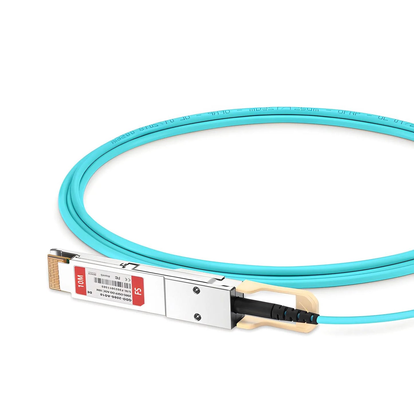 10m (33ft) Dell Compatible 200G QSFP-DD 8 x 25G NRZ Active Optical Cable