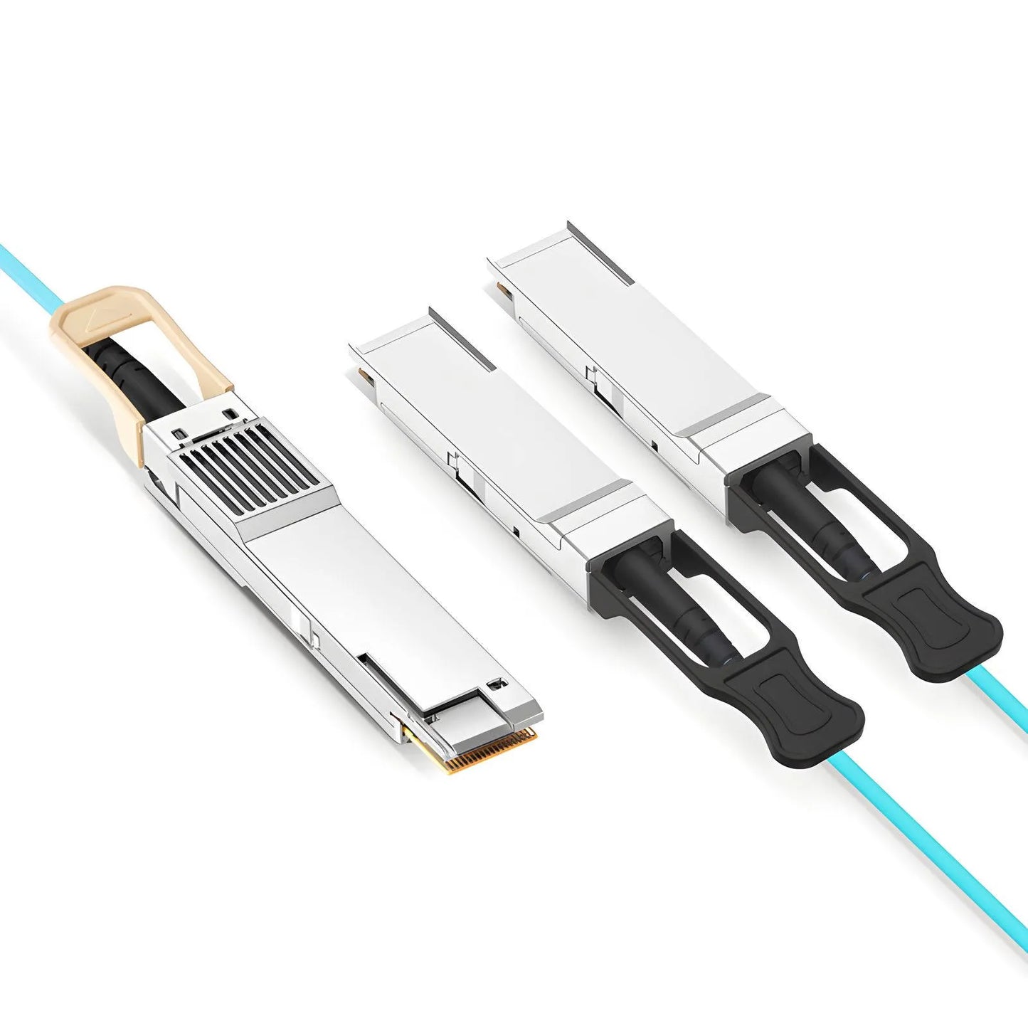 10m (33ft) Generic Compatible 200G QSFP-DD 8 x 25G NRZ to 2 x 100G QSFP28 4 x 25G NRZ Active Optical Breakout Cable