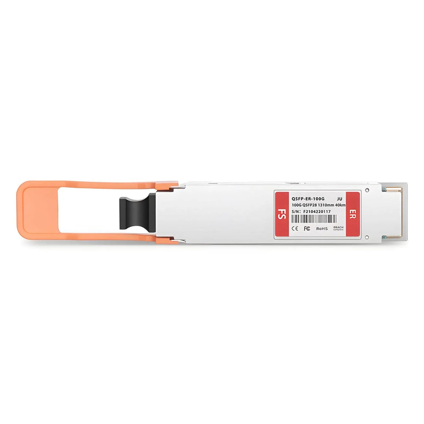 Juniper Networks Compatible 100GBASE-ER QSFP28 Single Lambda 4 x 25G NRZ 1310nm 40km DOM Duplex LC/UPC SMF Optical Transceiver Module