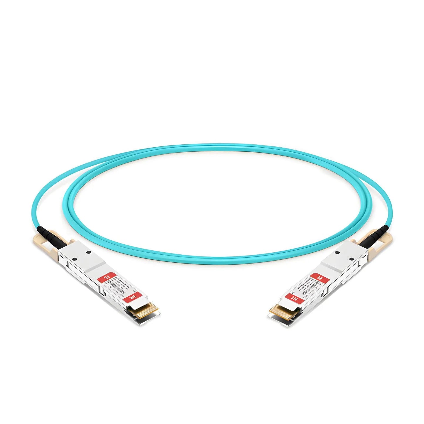 3m (10ft) Dell Compatible 200G QSFP-DD 8 x 25G NRZ Active Optical Cable