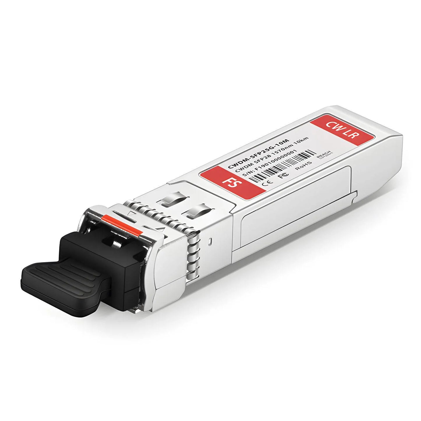 Cisco CWDM-SFP25G-1570-10 Compatible SFP28 25G CWDM 1570nm 10km DOM Duplex LC/UPC SMF Optical Transceiver Module for Transmission