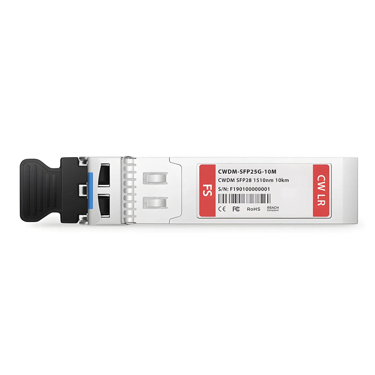 Cisco CWDM-SFP25G-1510-10 Compatible SFP28 25G CWDM 1510nm 10km DOM Duplex LC/UPC SMF Optical Transceiver Module for Transmission