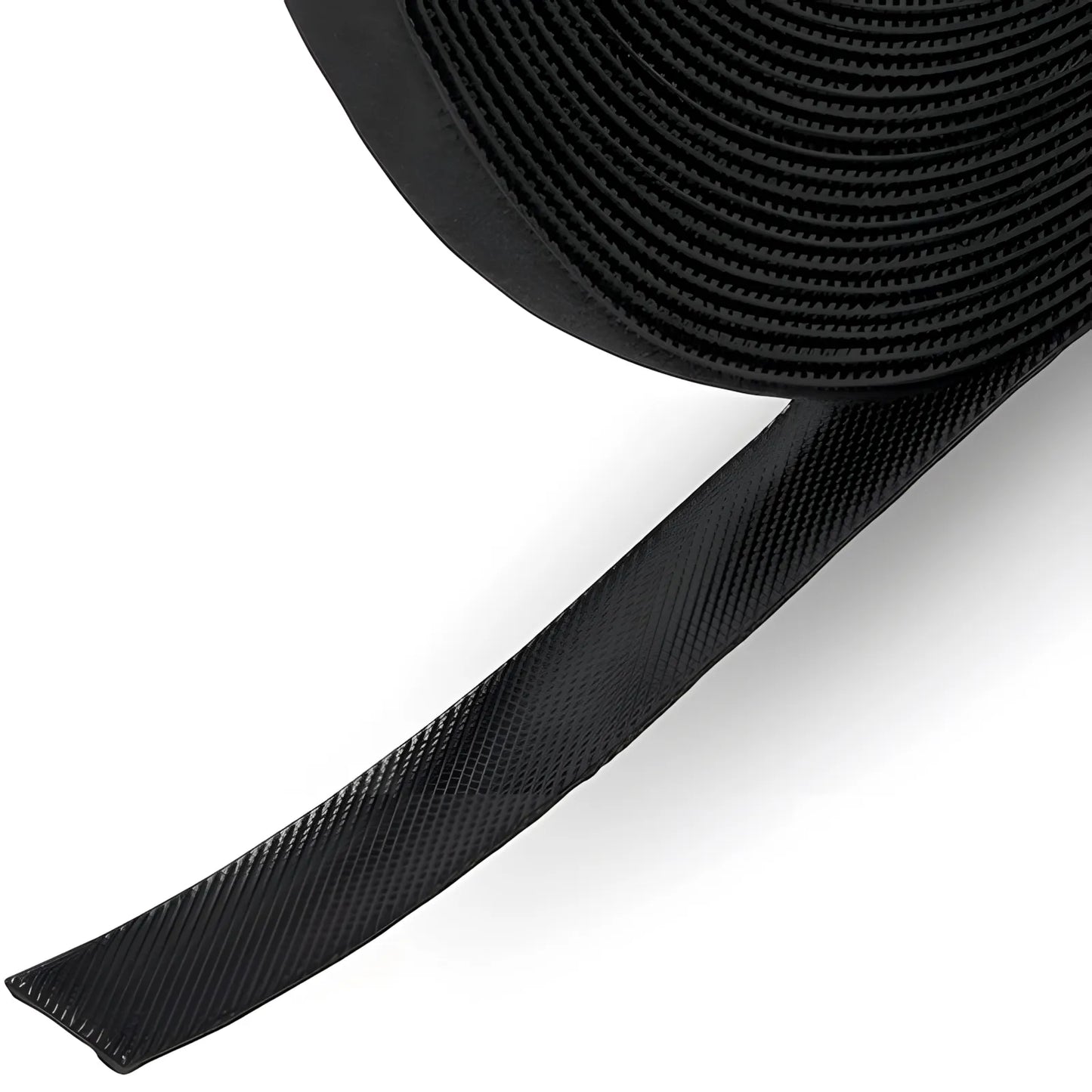 25m/Roll 1000in.L x 0.48in.W Hook and Loop Reusable Cable Ties-Black