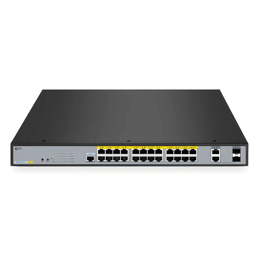 S3250-24TF-U, 24-Port Gigabit Ethernet L2 PoE++ Switch?24 x PoE+ Ports @370W?with 2 x 1Gb Combo Uplinks