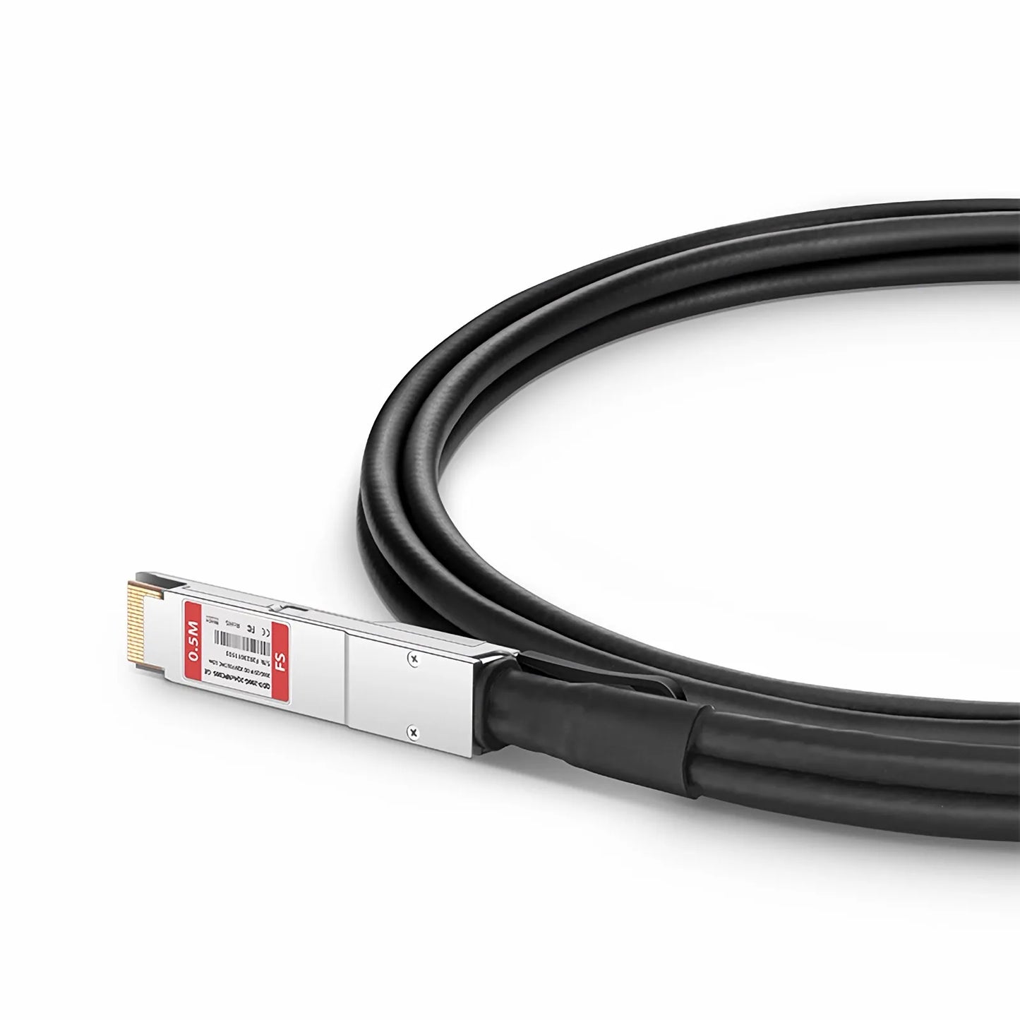 0.5m (2ft) Generic Compatible 200G QSFP-DD 8 x 25G NRZ to 2 x 100G QSFP28 4 x 25G NRZ Passive Direct Attach Copper Breakout Cable