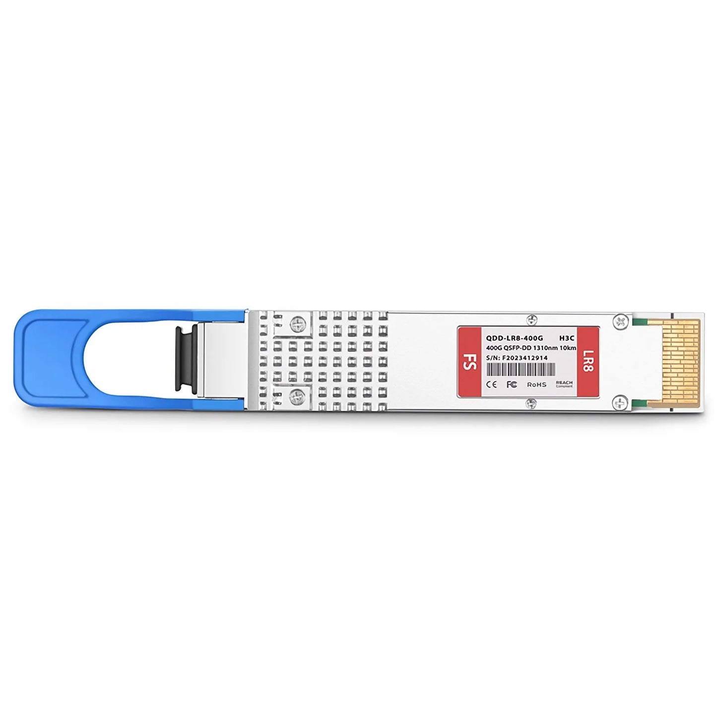 H3C QSFPDD-400G-LR8-WDM1300 Compatible 400GBASE-LR8 QSFP-DD 8 x 50G PAM4 1310nm 10km DOM Duplex LC/UPC SMF Optical Transceiver Module