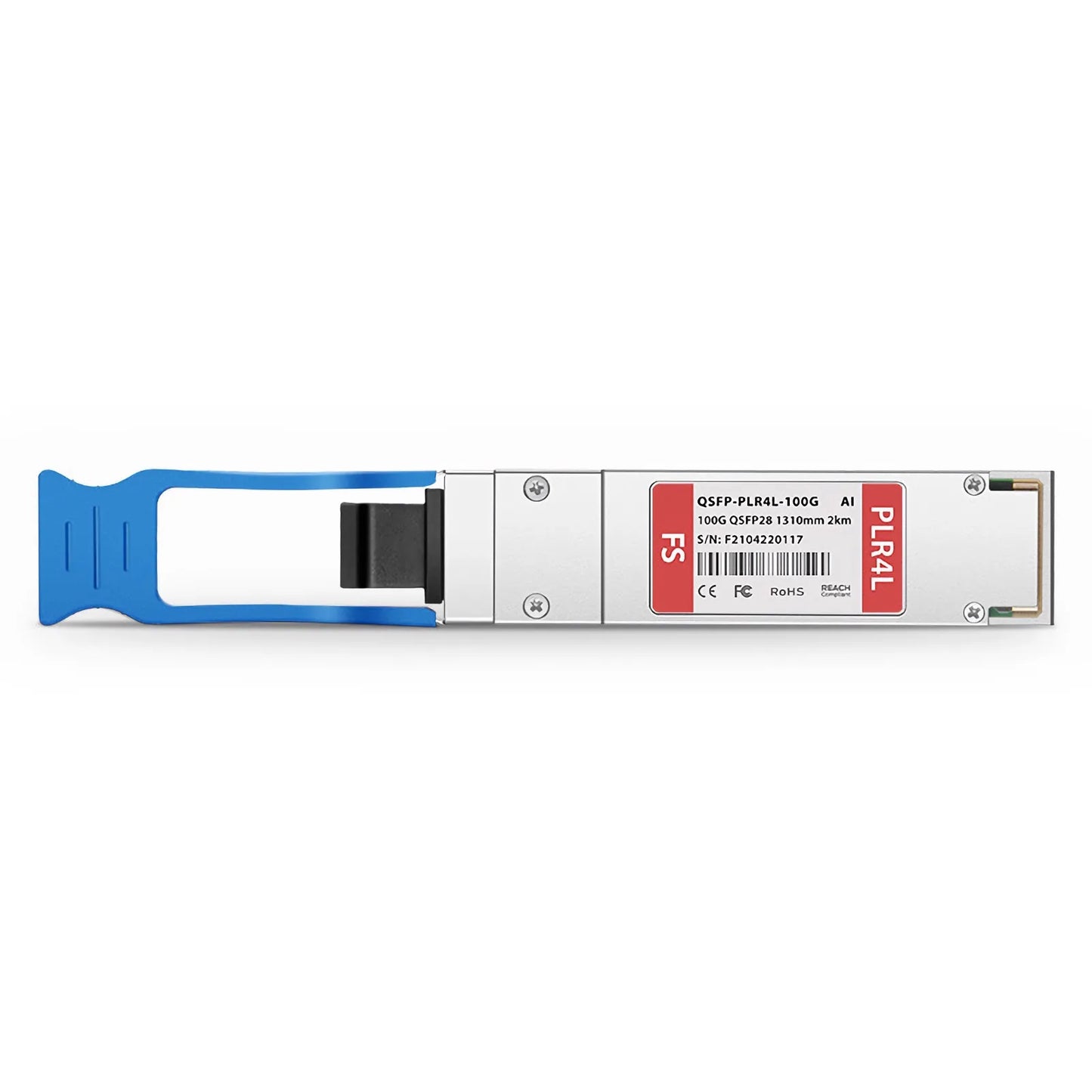 Arista QSFP-100G-PLRL4 Compatible 100GBASE-PLR4L QSFP28 4 x 25G NRZ 1310nm 2km DOM MPO-12/APC SMF Optical Transceiver Module, Breakout to 4 x 25G-LR