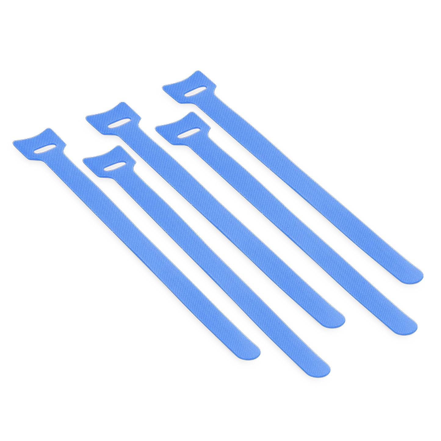 100Pcs/Pack 8in.L x 0.5in.W T-type Reusable Cable Ties, Blue