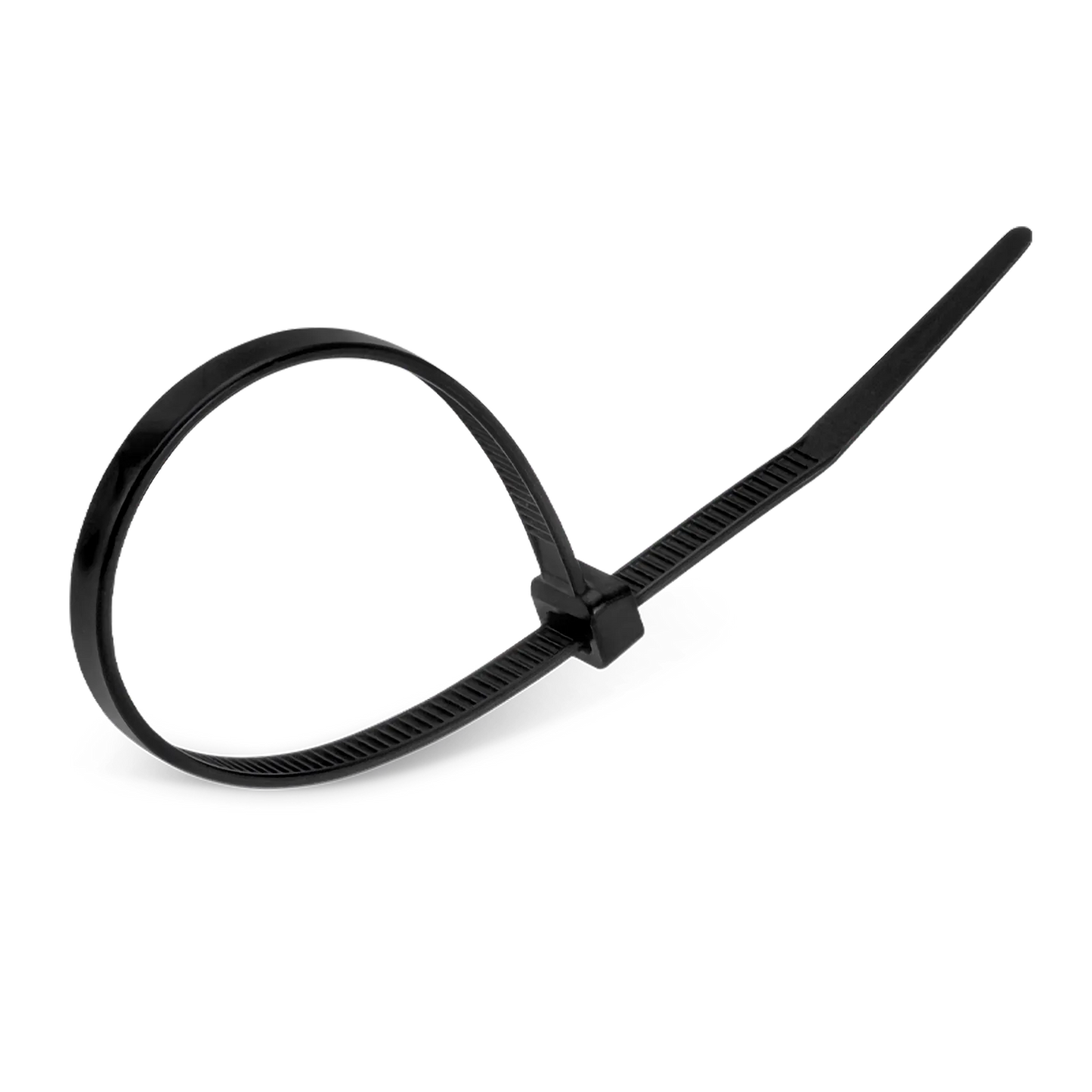 100Pcs/Pack 8in.L x 0.18in.W Self-Locking Flame Retardant Cable Ties