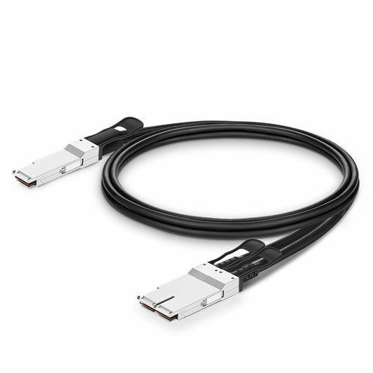 1.5m (5ft) NVIDIA/Mellanox MCP7H50-V01AR30 Compatible 200G QSFP56 4 x 50G PAM4 to 2 x 100G QSFP56 2 x 50G PAM4 Ethernet Passive Direct Attach Copper Breakout Cable