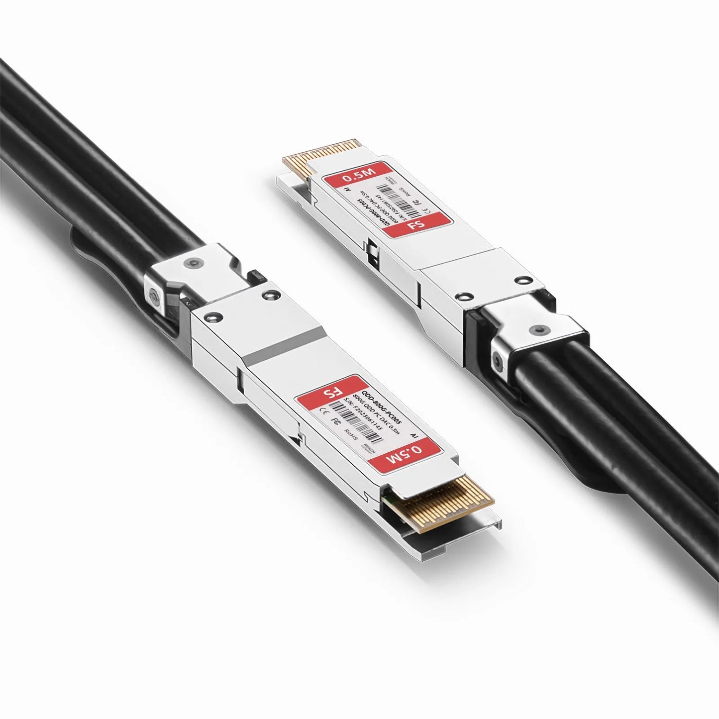 0.5m (2ft) Arista Networks C-D800-D800-0.5M Compatible 800G QSFP-DD 8 x 100G PAM4 Passive Direct Attach Copper Twinax Cable